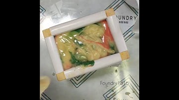 Making Baja Cactus Blossom/ soap making
