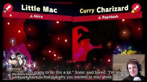 Meteor Smash Mega Man with Lucas picking up Cucco || SSB