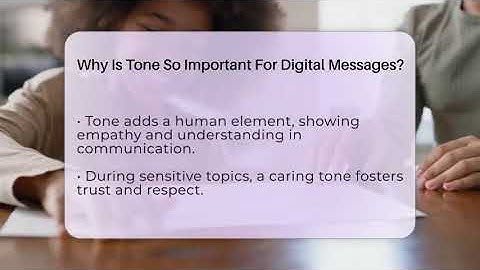 Why Is Tone So Important For Digital Messages? - Everyday-Networking