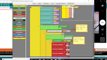 Ardublock - Programação do carrinnho bluetooth