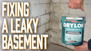 Fixing A Leaky Basement Wall