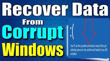How to Recover Data from Corrupted Windows 11/10 | How to Recover Data after Windows 10 Crashed