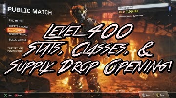Level 400 - Stats, Classes, & Supply Drops!