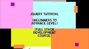 JQUERY Tutorial - Zero to Hero (Complete Course)