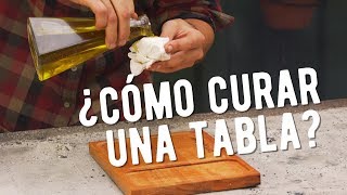 Como curar una Tabla para el Asado  El Laucha Responde