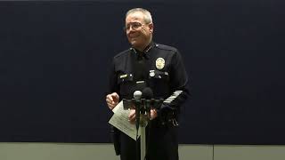 LAPD Chief Moore Media Availability April 11, 2023