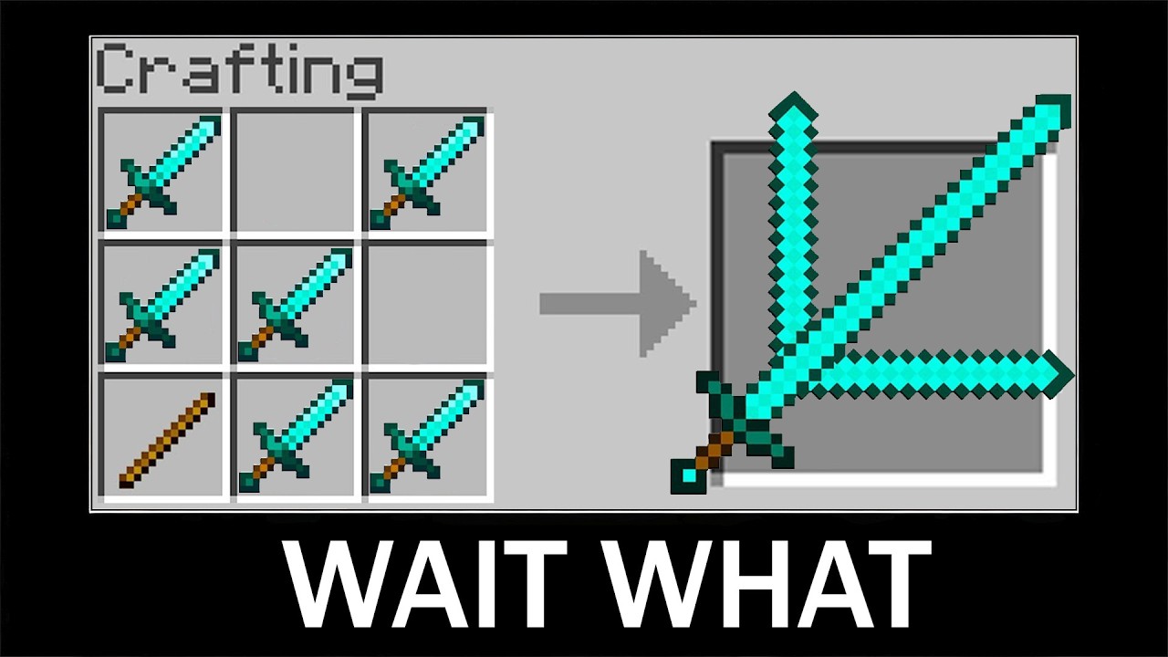 WAIT WHAT - Minecraft (Crazy Crafting Sword)