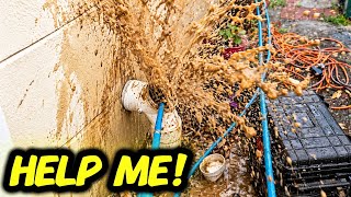 The drain was blocked for months, so he called me.