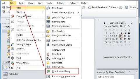 #How to create #Journal in #Outlook for day wise history, easy access & retrieval of #MSOffice Files