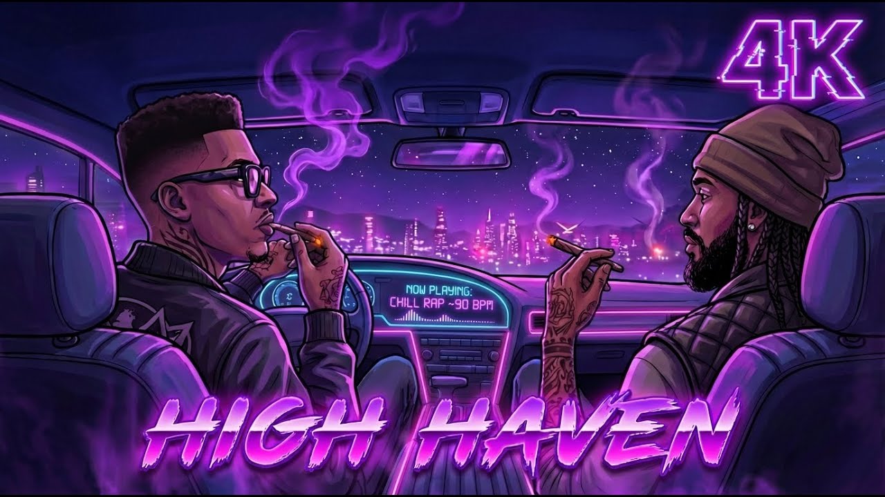 Late Night Haze — Chill Rap & Melodic Hip-Hop Playlist 🎧  | Relax • Smoke • Night • 420