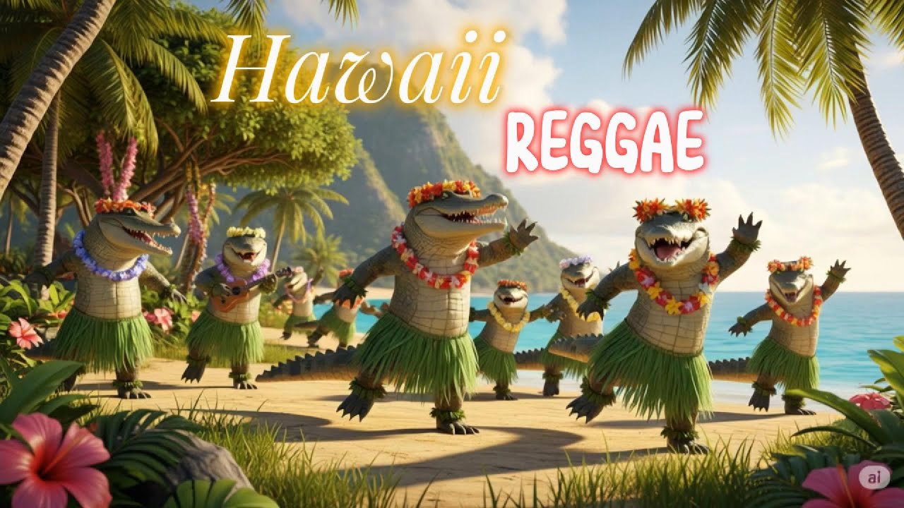 Hawaii Reggae Relaxation 🌴 Dance with the Aloha Crocs 🎵 - YouTube