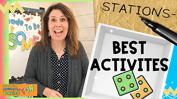Best Activities For Independent Work Stations in Kindergarten and First Grade