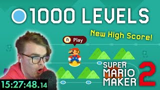 How I Beat 1,000 Super Mario Maker 2 Levels in One Day