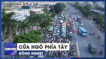 Cửa ngõ phía nam Hà Nội ùn tắc, bến xe đông nghẹt người sau kỳ nghỉ lễ