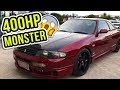 400HP R33 NISSAN SKYLINE MONSTER 😱😱