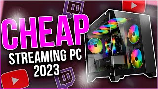 Best Budget STREAMING PC Build in 2023  [ No FPS Lag + Great Gaming Performance ] 💜