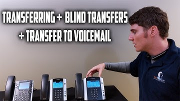 Polycom Phone Training: Transferring + Blind Transfers + Transfer to Voicemail