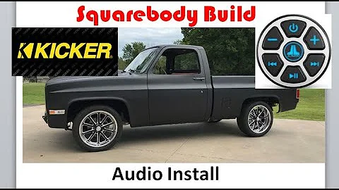 C10 Squarebody Build. Bluetooth stereo install!