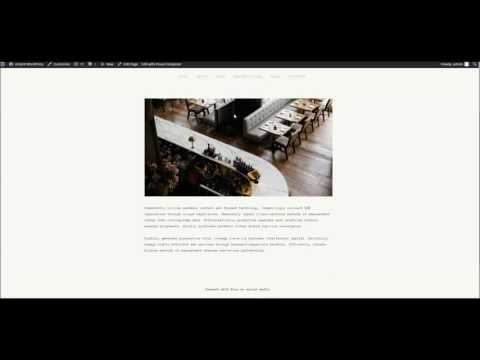 Hive WordPress Theme - Building a Page with Visual Composer