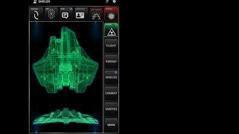 Star Citizen Touch Portal Test 2 - Shield menu
