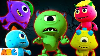 SPOOKY Five Spooky Monsters | Halloween Monsters Party Song for Kids By All Babies Channel