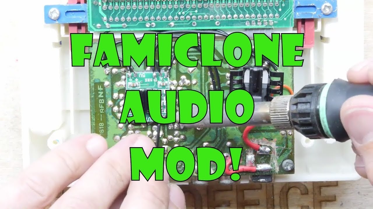 Ready go to ... https://www.youtube.com/watch?v=WLZyavqBI4c [ Nintendo Famicom Rinco Famiclone Audio Repair]