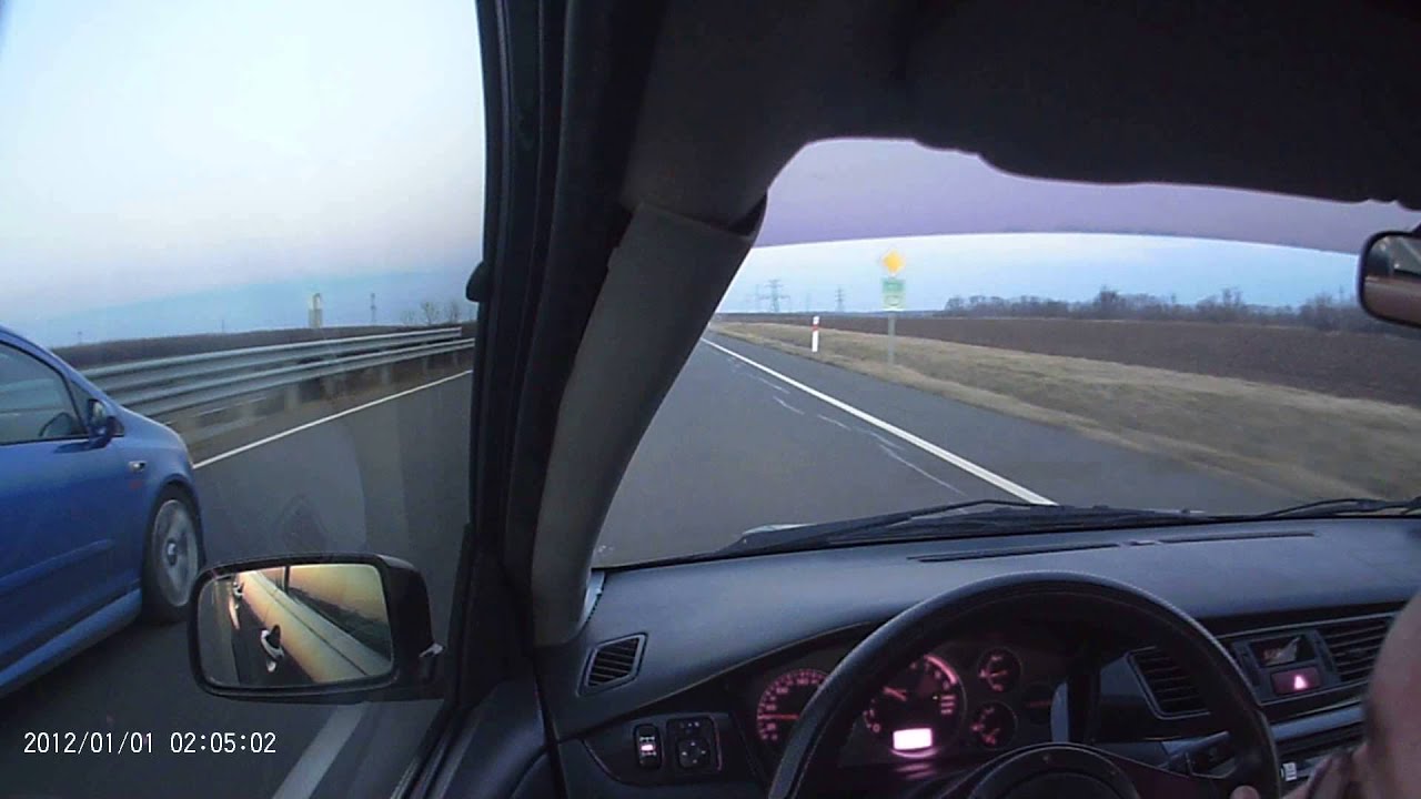 OPC Corsa vs. Evo IX ( 325 hp-380+hp)