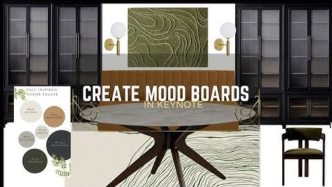 INTERIOR DESIGN: How to Make a Mood Board in Keynote