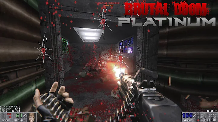 Brutal Doom Platinum 1.1 - Maps of Chaos (Overkill, UV): MAP02 | 4K/60