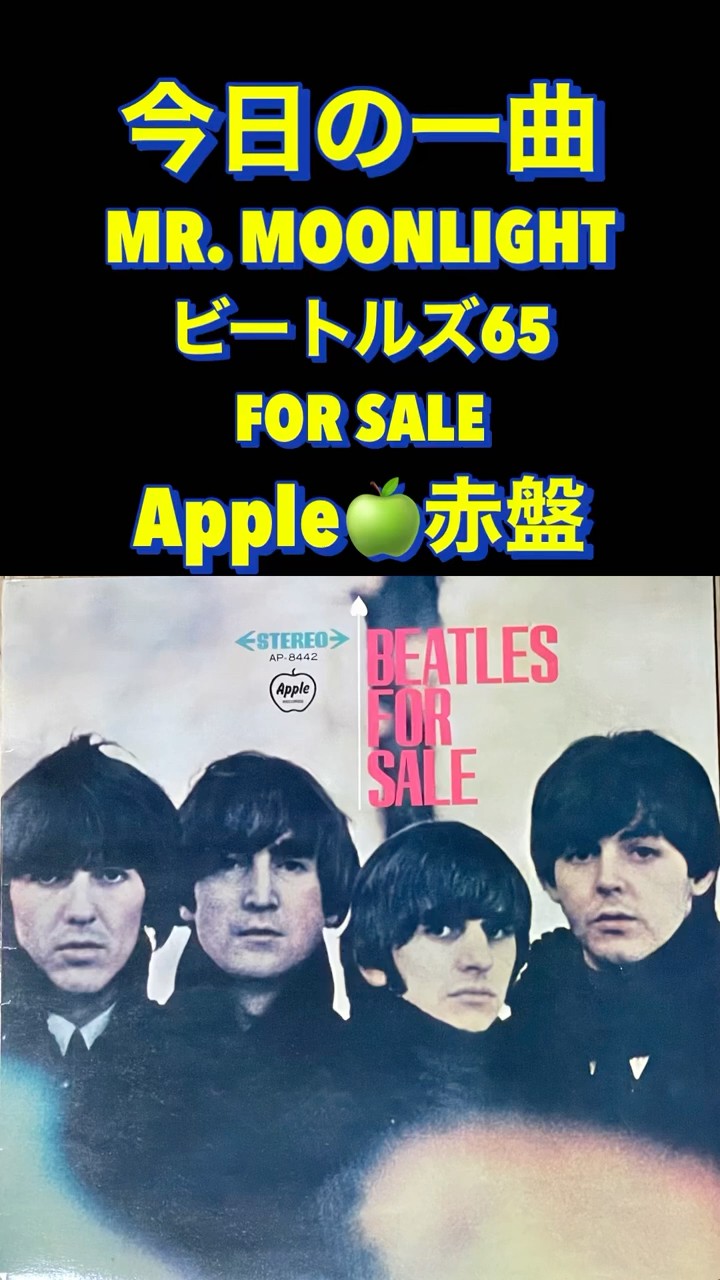 赤盤EP EP ビートルズ ミスタームーンライト オデオン 赤盤 400定価