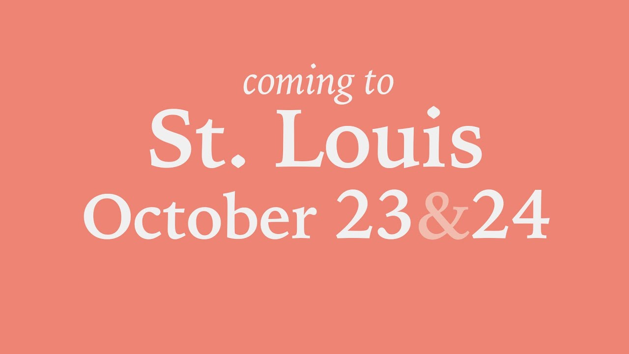 Fresh Grounded Faith - St. Louis, MO - Fri-Sat, Oct 23-24, 2020 - 60sec promo - YouTube