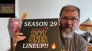 Hot Ones Season 29 Lineup!! 🌶️ 💥 🔥 #hotsauce @HungryForHeat