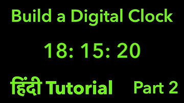 Build A Digital Clock In Hindi (Part 2) | Using HTML, CSS and Javascript