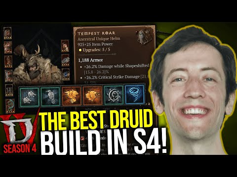 Diablo 4 - Tornado Druid Guide, Best Build for S4!