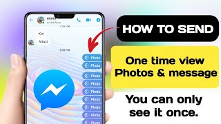 How to send one time view message on messenger | how to send one time photo on messenger 2025 screenshot 5