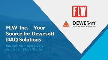 FLW, Inc. | Dewesoft High-Speed DAQ Systems – Rugged, Real-Time Data Acquisition- No Coding Required