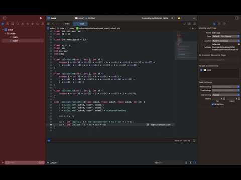 3D Cube in c++