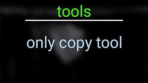 space draw tutorial only copy tool