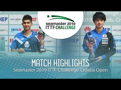 Kanak Jha vs Uda Yukiya | 2019 ITTF Challenge Croatia Open (U21-Final)