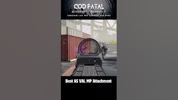 Best AS VAL MP Attachment Loadout