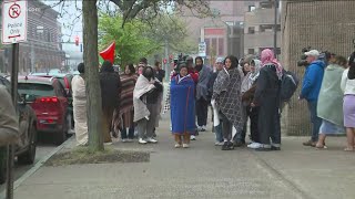 Yale protestors released from custody after marching to university president's house