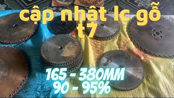 Lưỡi cưa gỗ hàng bãi Nhật 165 - 380mm | răng thưa răng dầy - chẻ gỗ cắt ngang | 0762222646 Quý