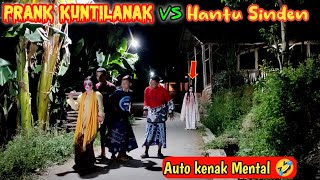 FUNNY KUNTILANAK PRANK VS SINDEN GHOST || MOST FUNNY MAKES HAPPY