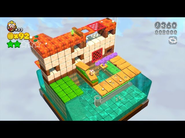 Switch スーパーマリオブラザーズ ワンダー 3Dワールド　キノピオ隊長 スーパーマリオ3Dワールド】3-キノピオ「キノピオ隊長とふしぎな湖