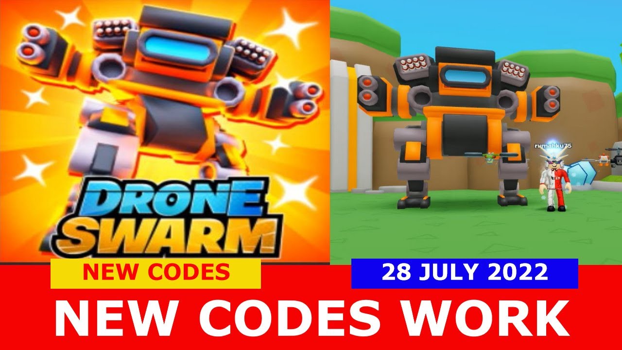 new-codes-work-bosses-drone-swarm-simulator-roblox-28-july-2022-youtube