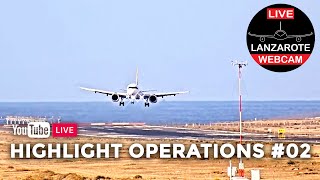 Highlight Operations #02 at Lanzarote Airport  | LanzaroteWebcam