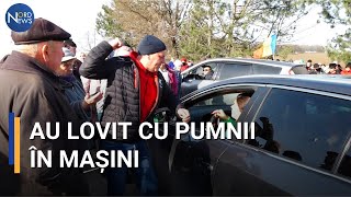 Protestatarii lui Șor au luat-o razna la Edineț