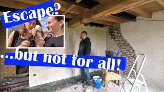Can we escape the plastering? Yes… BUT NOT ALL OF US! / Renovating a 110+ y.o. farm in Belgium