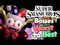 Ranking Every Boss in Super Smash Bros