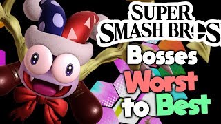 Ranking Every Boss in Super Smash Bros
